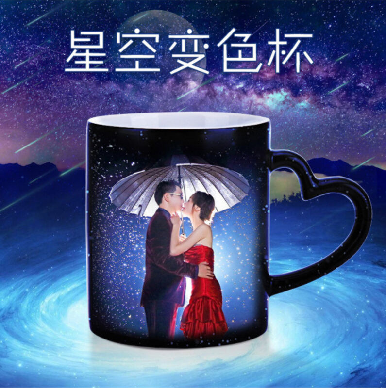 New fashion ceramic mug with color and pattern  changed