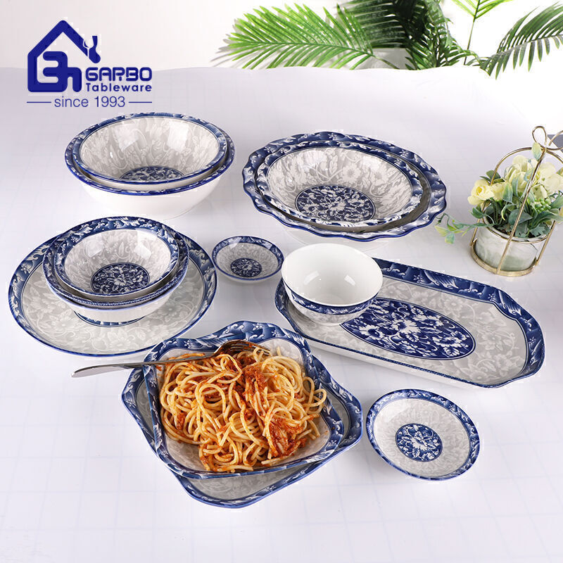 Exploring the Artistry of Blue and White Printing Porcelain Dinnerware from Garbo International