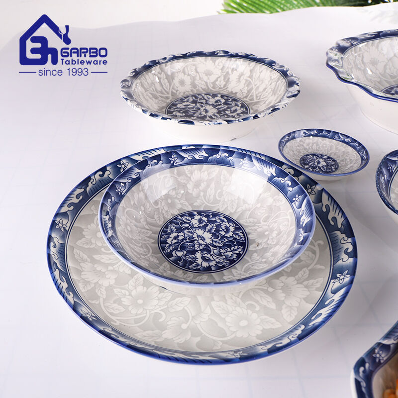 Exploring the Artistry of Blue and White Printing Porcelain Dinnerware from Garbo International