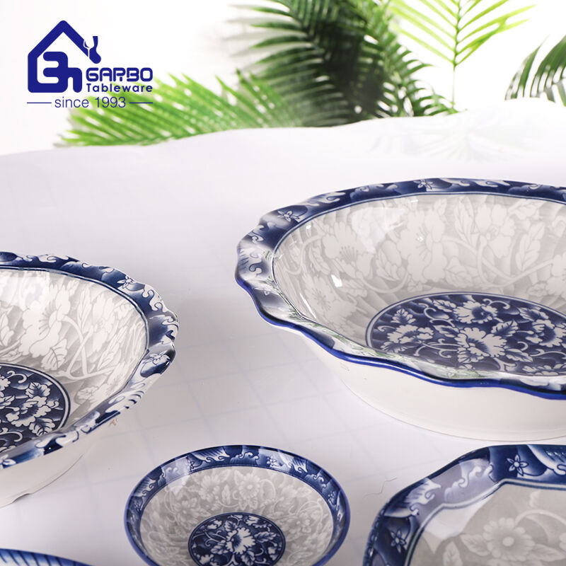 Exploring the Artistry of Blue and White Printing Porcelain Dinnerware from Garbo International