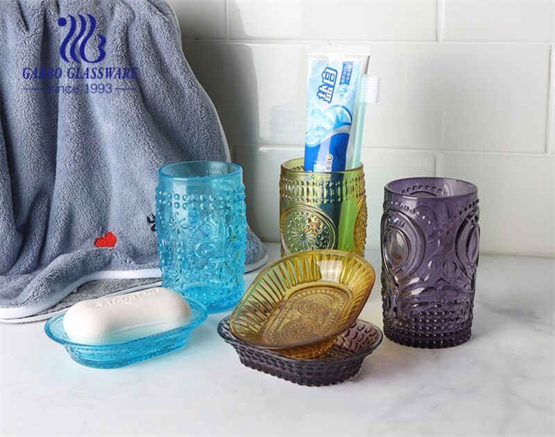 Which one is your pick for the bathroom set, the ceramic or glassware raw material