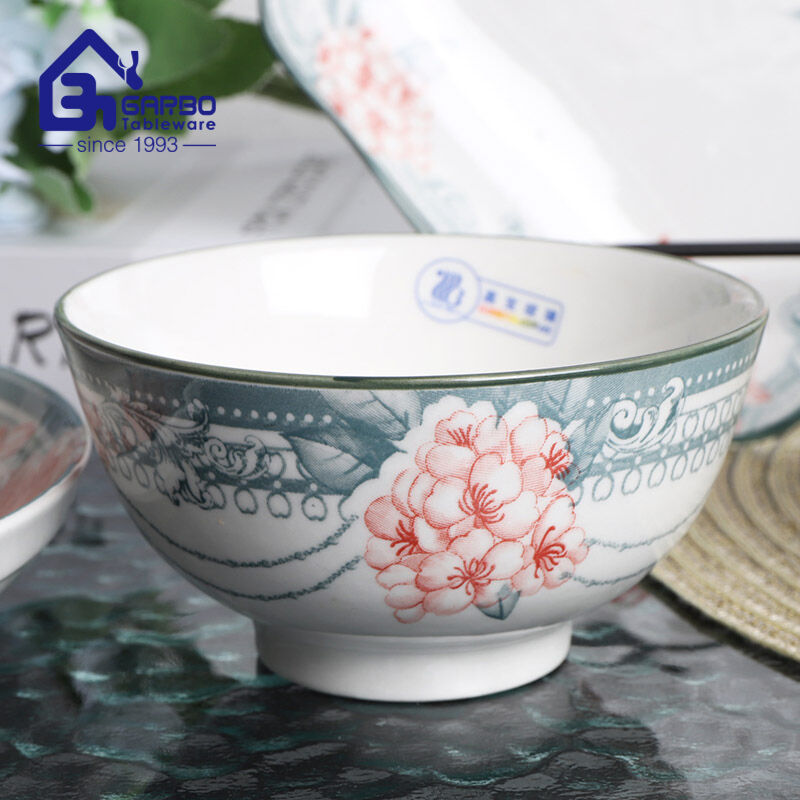 The Art of Flower Printing on Porcelain Dinnerware: A Timeless Elegance