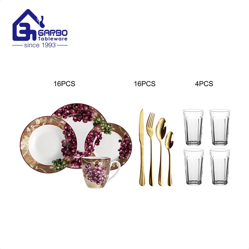 Garbo new promotion of combined dinnerware set for year 2024