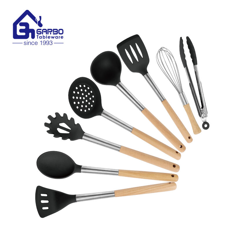 Why the customers prefer to choose silicone spatula sets with bamboo handles