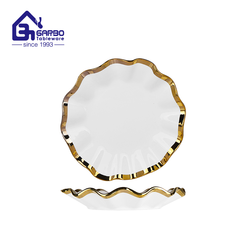 8.86 inch porcelain plate