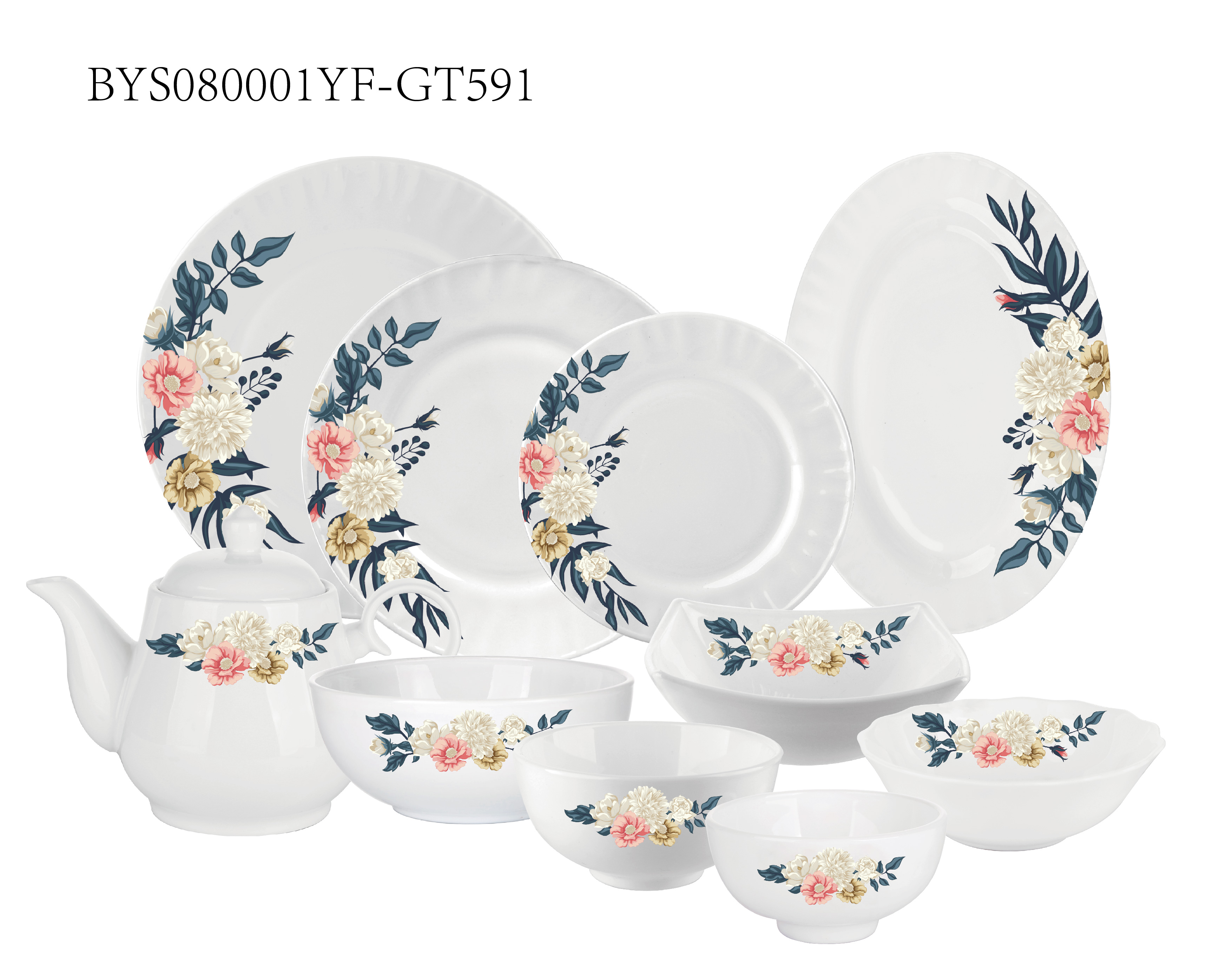 3 best-selling opal dinner sets in Uzbekistan from China