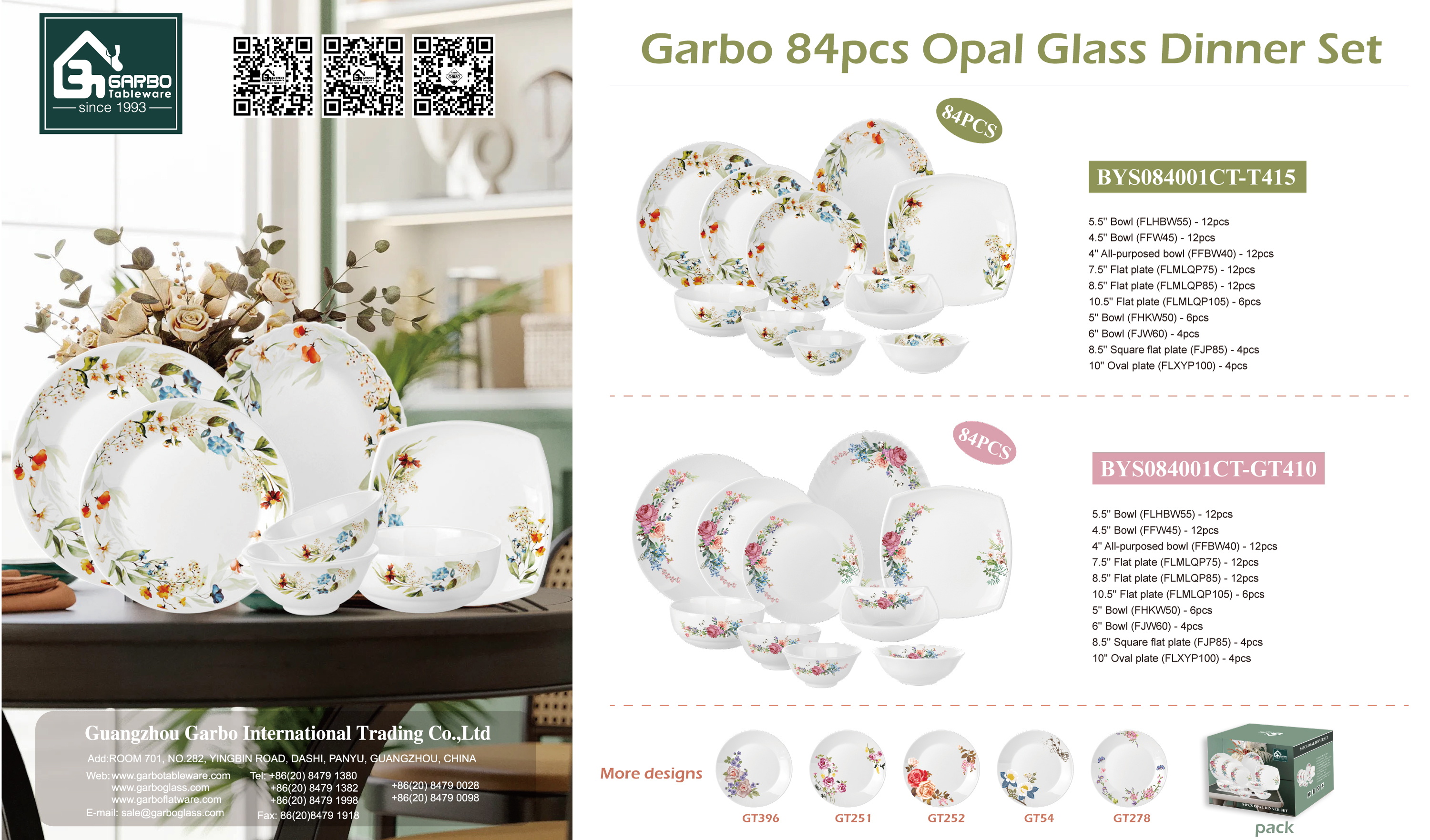 3 best-selling opal dinner sets in Uzbekistan from China