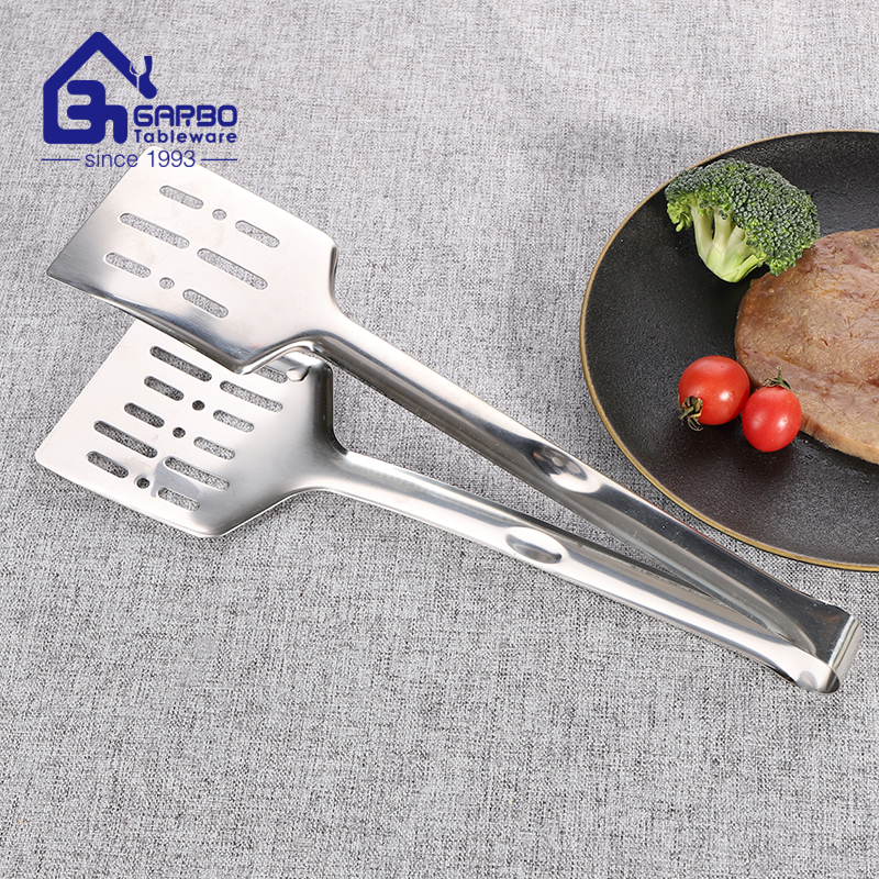 Wholesale One Header Card Package 30cm Stainless Steel Food Tong