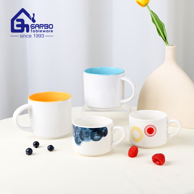 Functions of different sizes of ceramic dinnerware