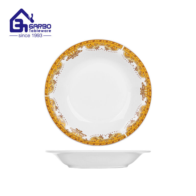 printed Ceramic Soup Plate