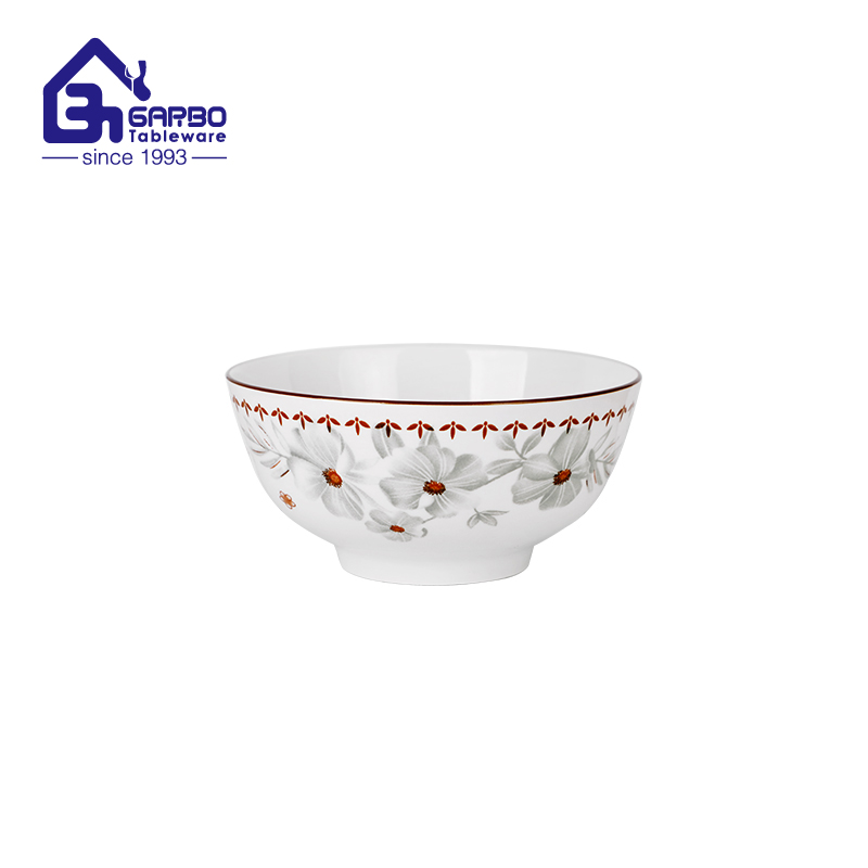 6 inch porcelain soup plate with nice printing 