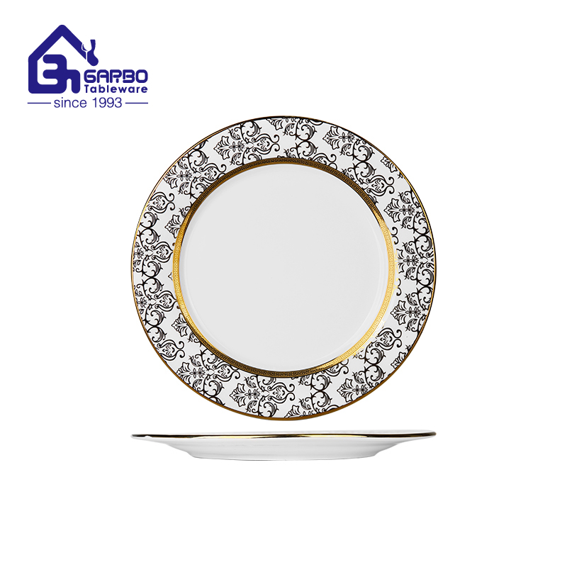 Luxury Style Porcelain Dinner Plate