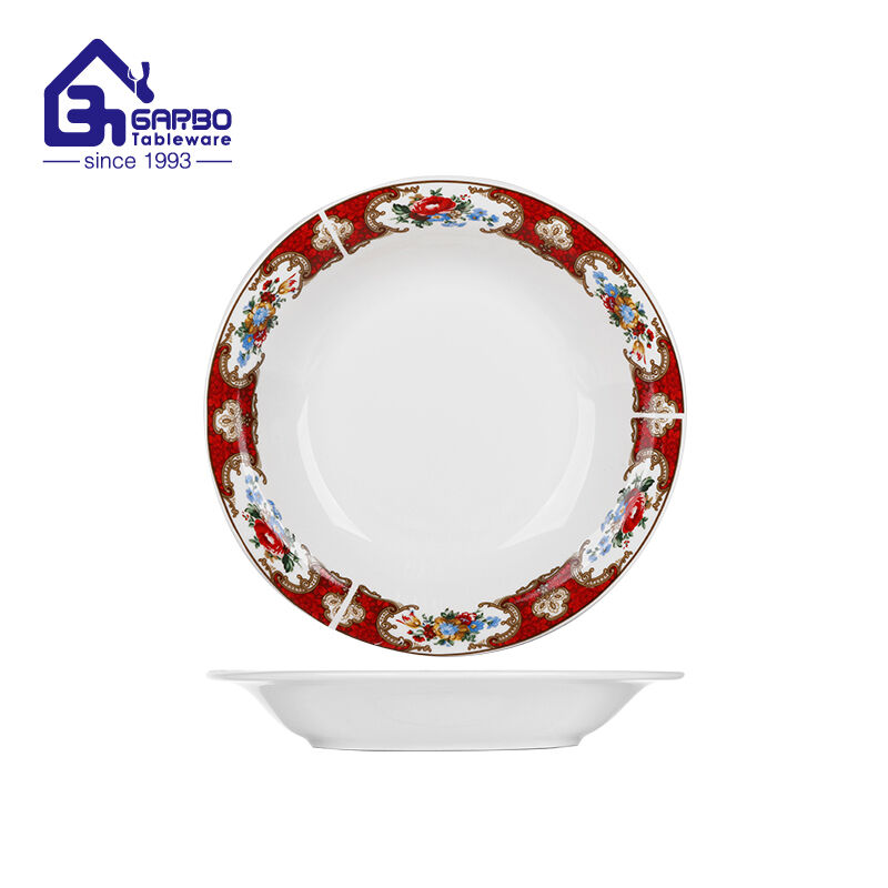 9.25 inch Porcelain Soup Plate