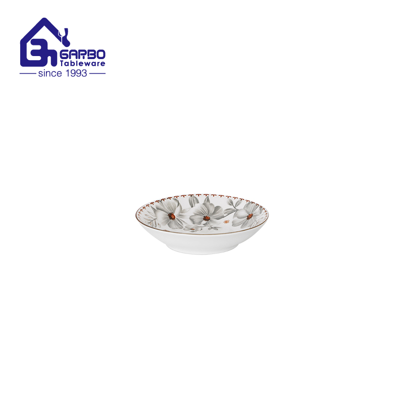 3.86 inch porcelain plate