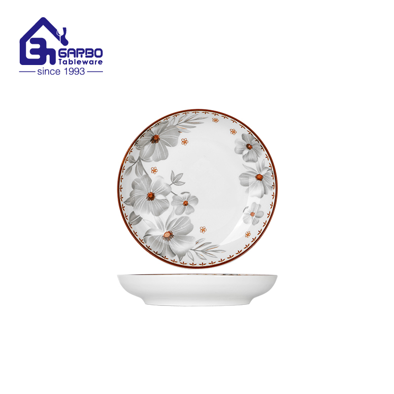 Elegant Floral Porcelain Plate