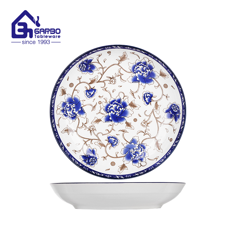 Decorative 9-inch Ceramic Fruit Plate