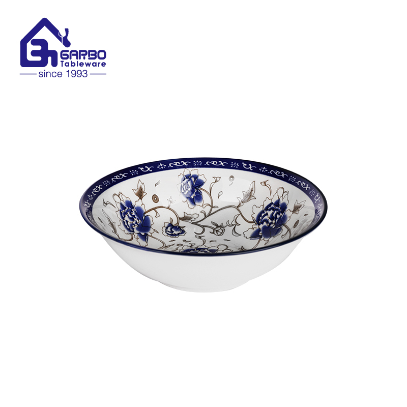 Factory supplier 8 inch classic design ceramic bowl