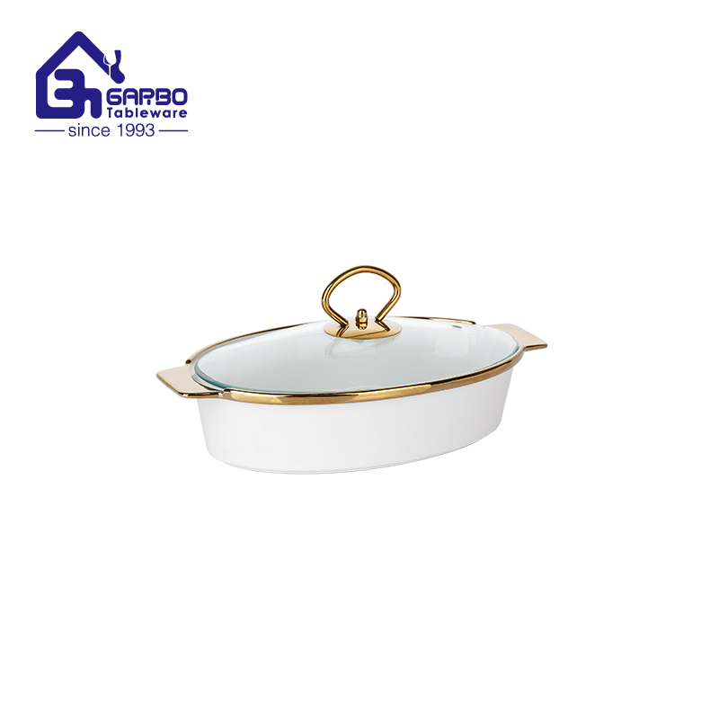 Oval Shape Ceramic Bake Casserole