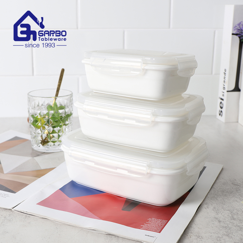 Introduction to GARBO TABLEWARE's Porcelain Food Container with PP Lid