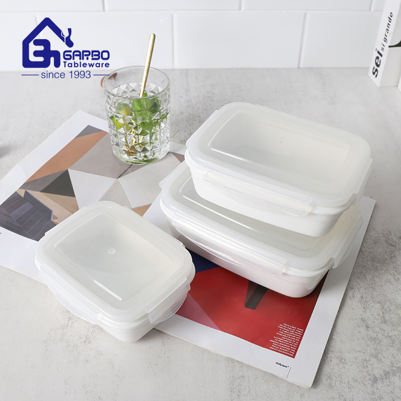 Introduction to GARBO TABLEWARE's Porcelain Food Container with PP Lid