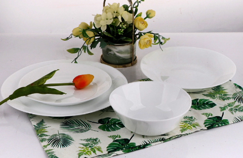 the Popular Imported White Opal Glasses in the South American Market from Garbo Tableware