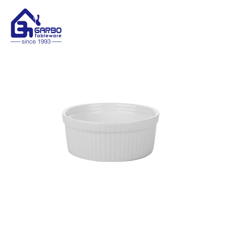 Oven Safe White Porcelain bowl Classic Style Ramekins for Baking Souffle Ramekins Bowls 2 inches 