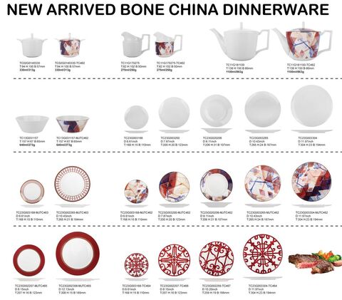 New Arrival For the Bone China Tableware dinnerware