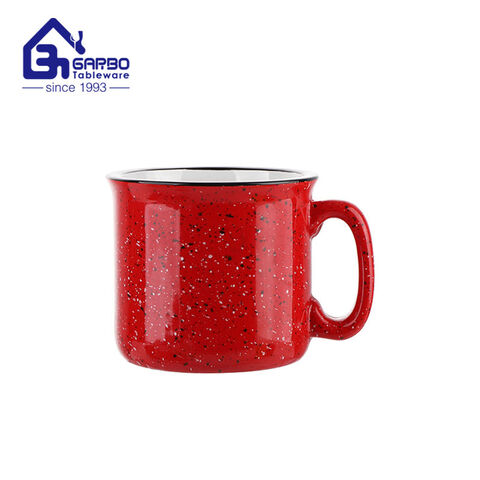 300ml gray color glaze stoneware mug for hot drink