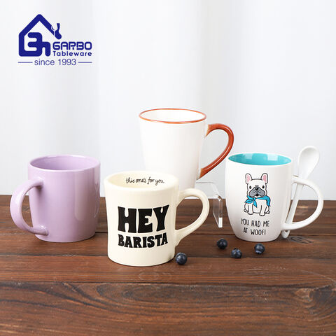 New Design Ceramic Mug for Coffee Drinking with Customized Decals