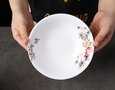 20 pieces round opal dinnerware bowls set for kitchen wholesale