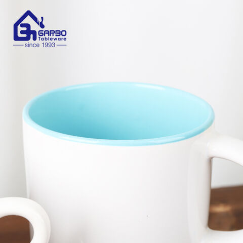 colored inside wall ceramic coffee  drinking mug 15oz  factory wholesale stoneware mugs   