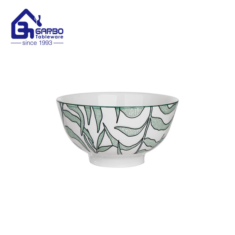 7.95 inch Ceramic Serving Bowl with underglazed Stoneware Rice Bowl for Daily Use