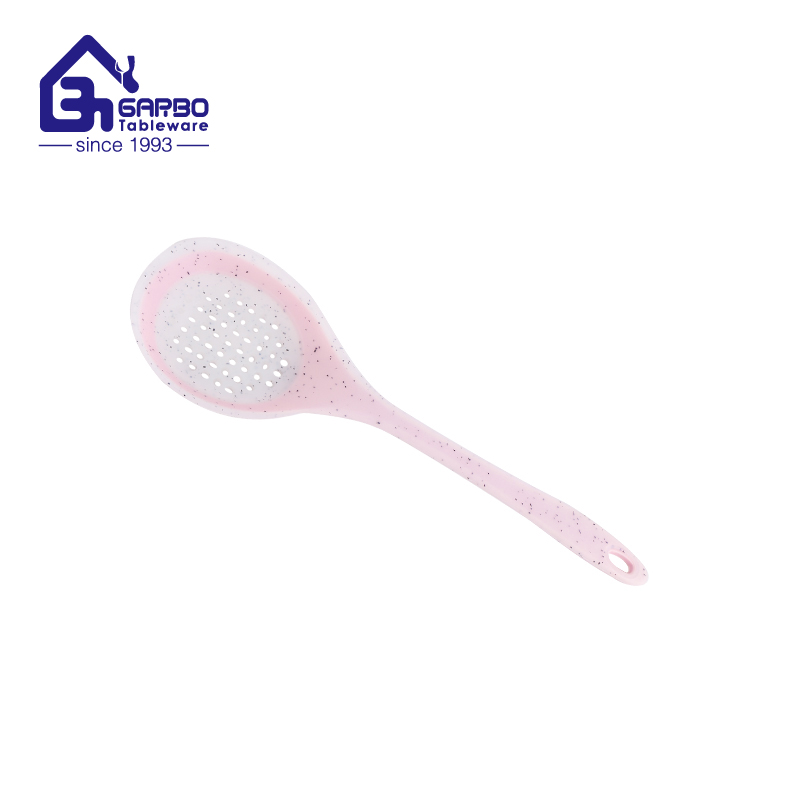 New arrival high quality pink color silicone soup ladle