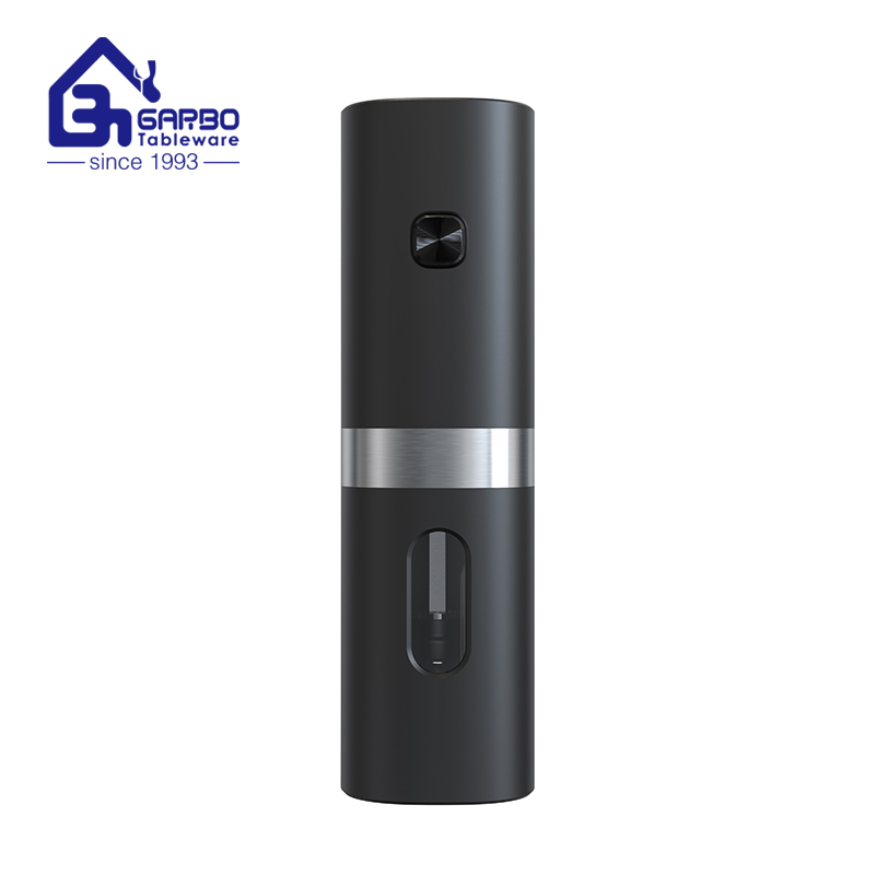 Electric 200g light black pepper grinder from China wholesaler 