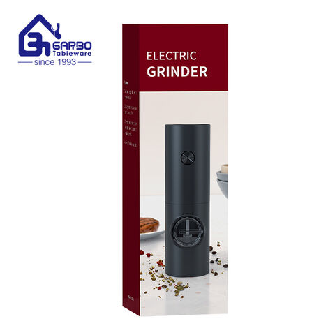 Electric 200g light black pepper grinder from China wholesaler 