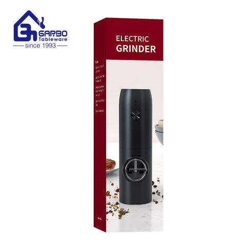 Electric 200g light black pepper grinder from China wholesaler 