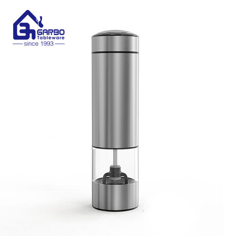 Silver design modern electric spices grinder battery powered for mass production
