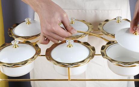 Is Gold-Plated Ceramic Tableware Safe to Use