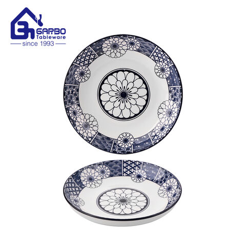 Household 10.5 inch yellow ceramic plate decoration restaurant kitchenware tableware