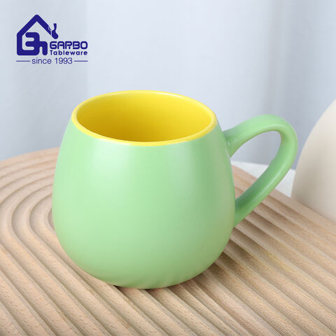 Household large capacity stoneware color glazed ceramic coffee mug