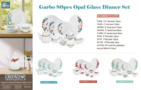 3 best-selling opal dinner sets in Uzbekistan from China