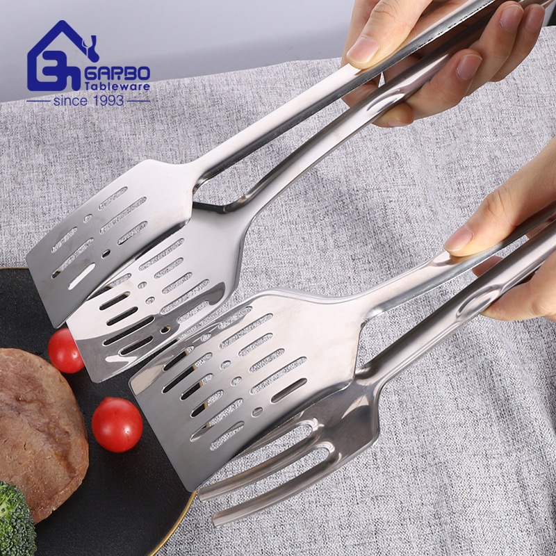 Wholesale One Header Card Package 30cm Stainless Steel Food Tong