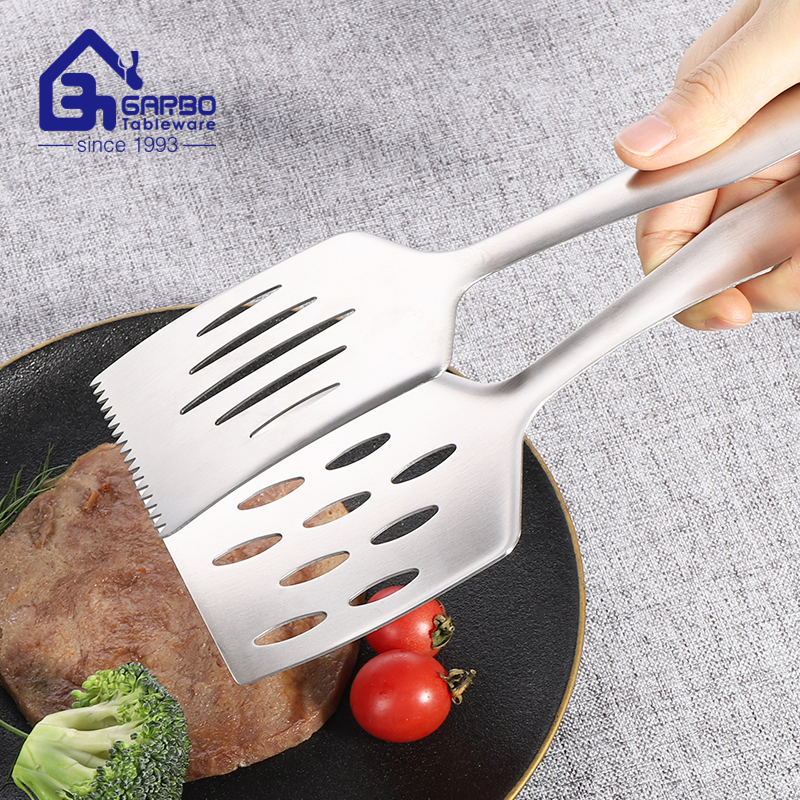 Wholesale One Header Card Package 30cm Stainless Steel Food Tong