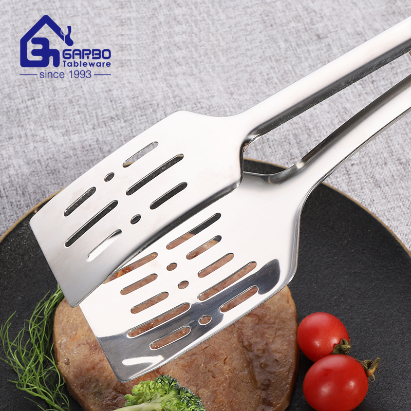 Wholesale One Header Card Package 30cm Stainless Steel Food Tong