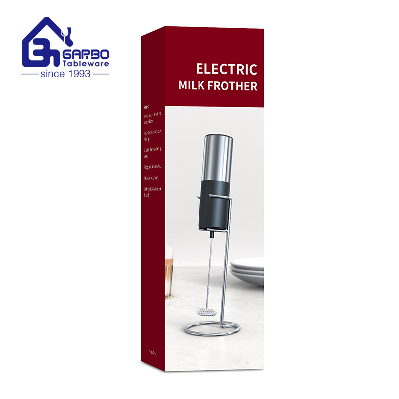 Special brown color high quality electric milk frother for wholesaler