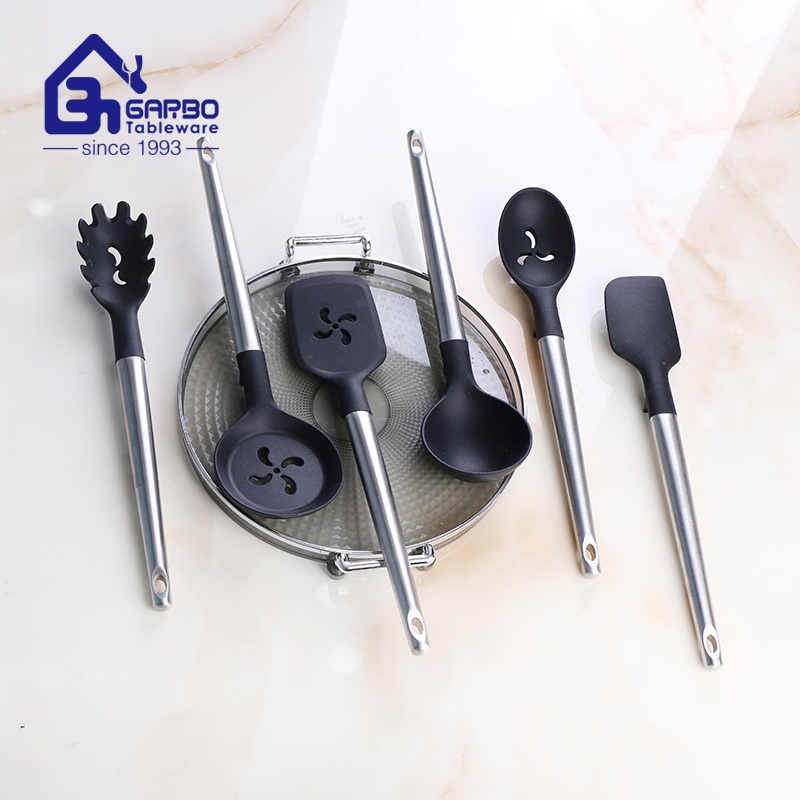 factory direct sales for blue color silcione pink color cooking utensils