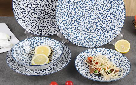 Blue Color Printing Porcelain Tableware from Garbo Tableware