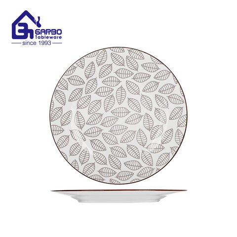 6.1 inch flower printing porcelain plate for wholesale in China