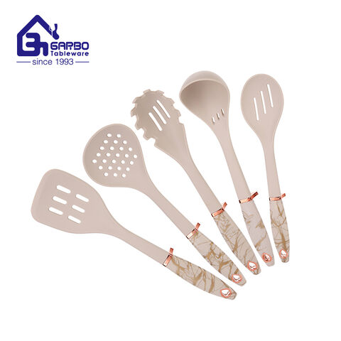 Garbo Kitchen Cooking Utensil 6PCS Customized Logo Non-stick Silicone Cooking Utensil Set