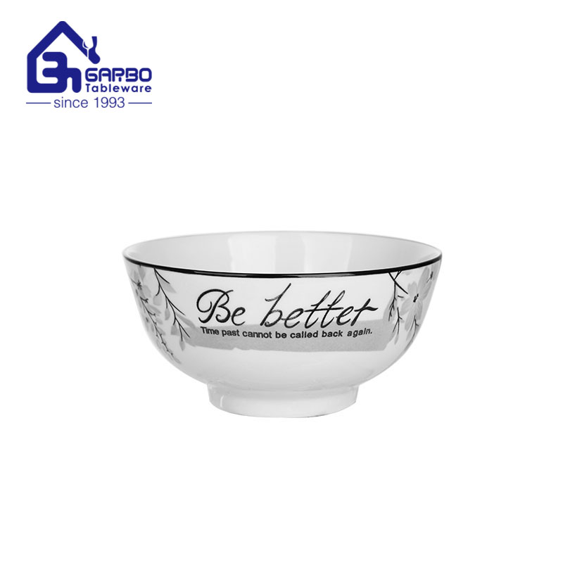 Factory manufacturer 4.5 inch under-glazed small porcelain bowl